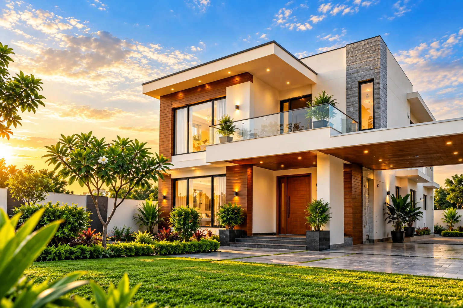 Modern contemporary villa — build your dream home on Niketh Estates DTCP-approved plots near Bengaluru